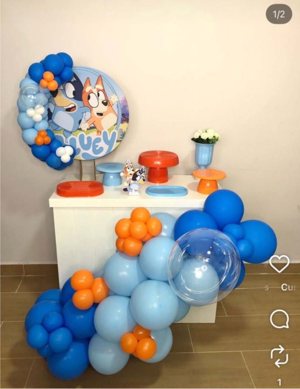 Bluey Girl Mini Table - Monte Decor by Rose