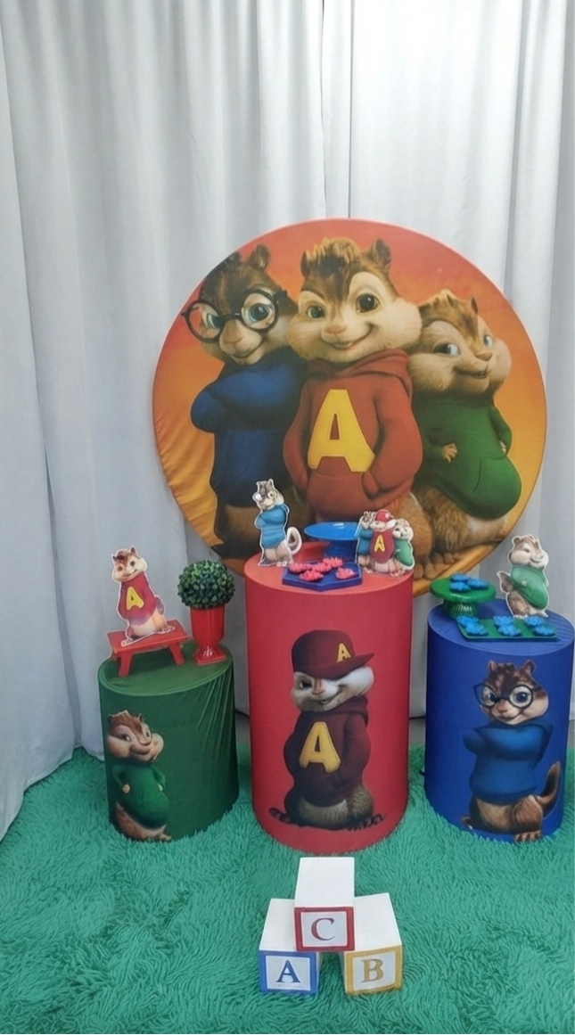 Alvin E Os Esquilos - Monte Decor by Rose