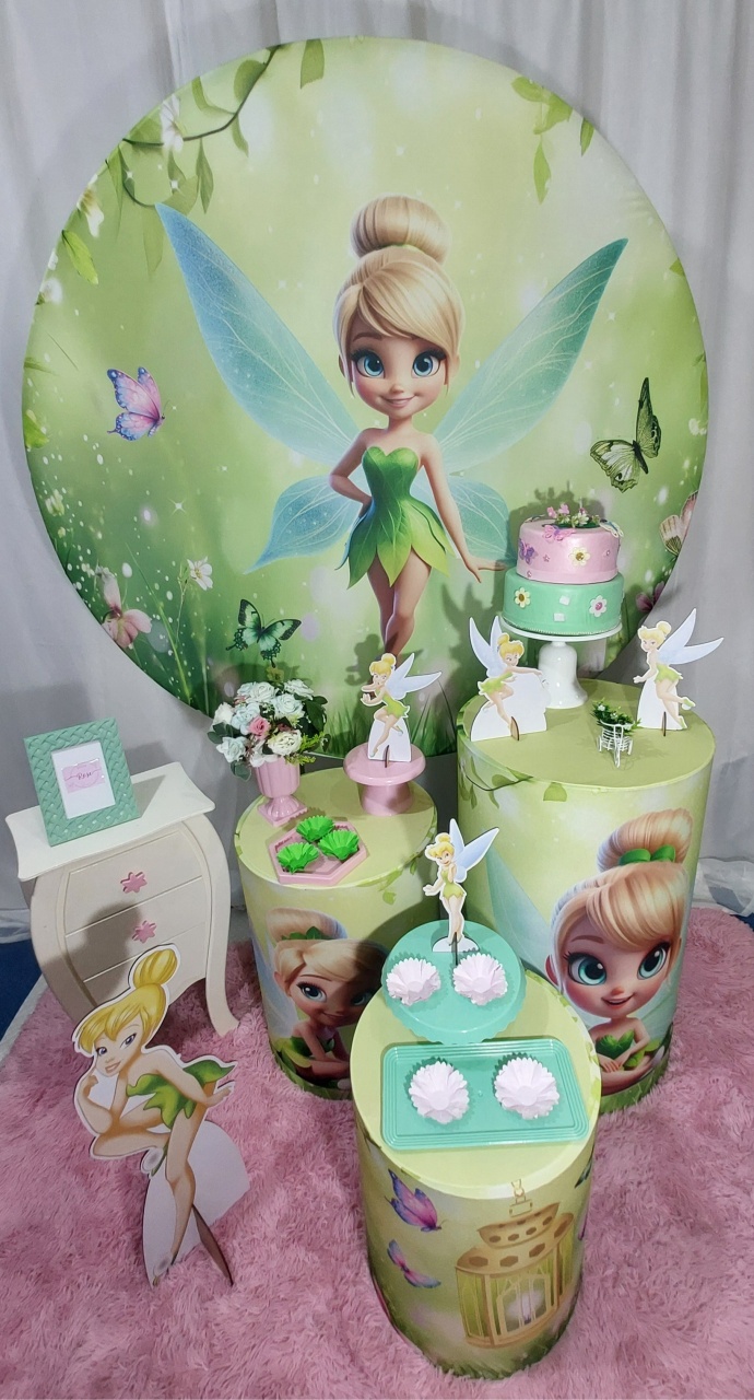 Kit Menina Tinkerbel - Monte Decor by Rose