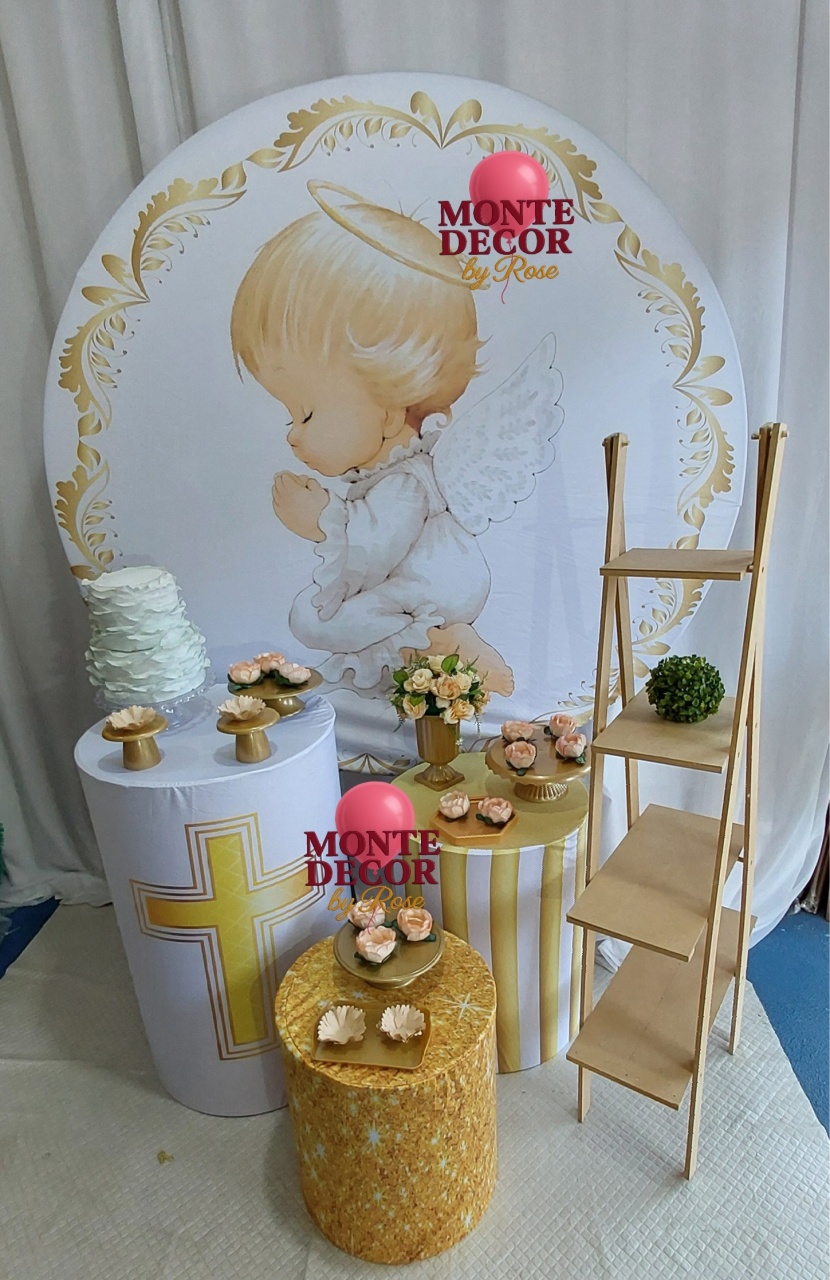  Batizado Anjinho - Monte Decor by Rose