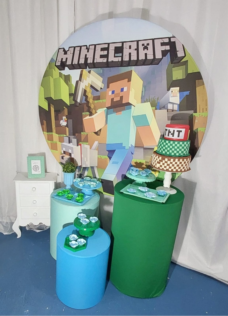 Kit Infantil Menino Minecraft - Monte Decor by Rose