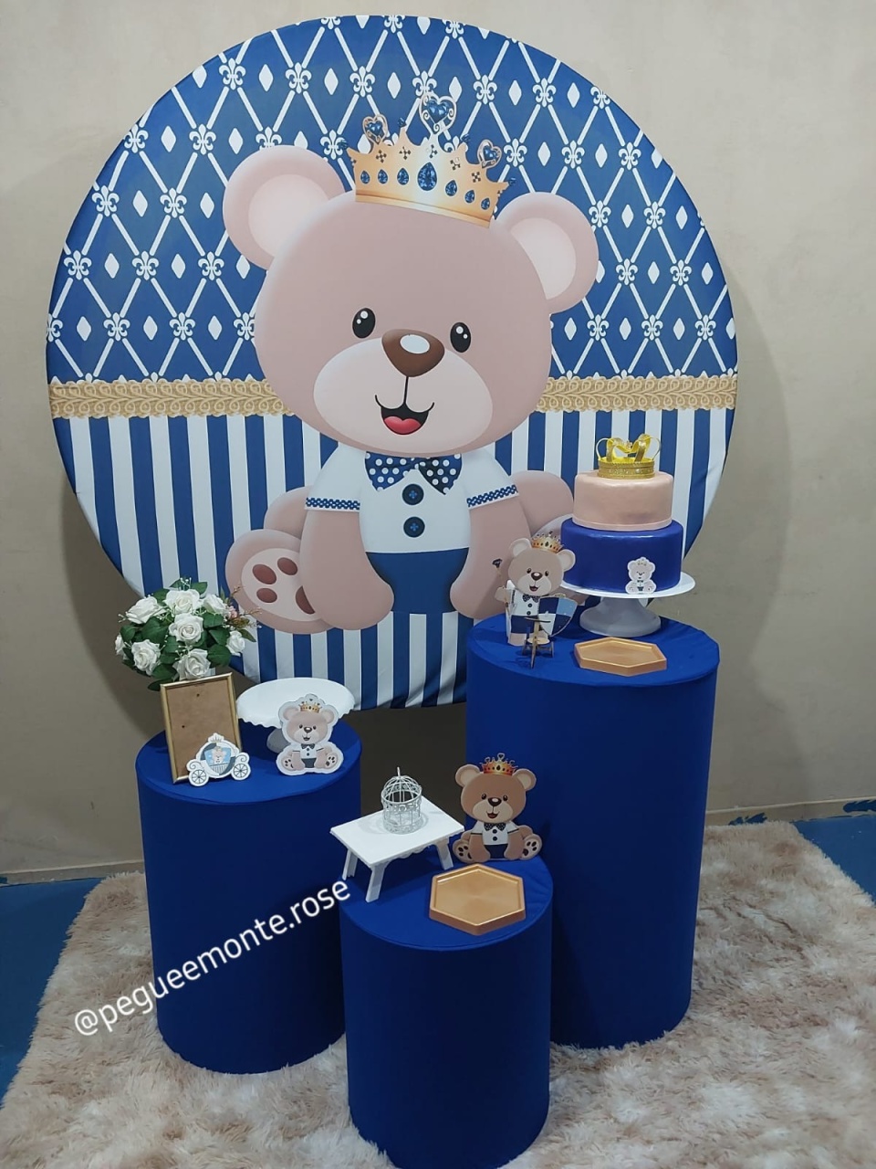  Ursinho Realeza - Monte Decor by Rose