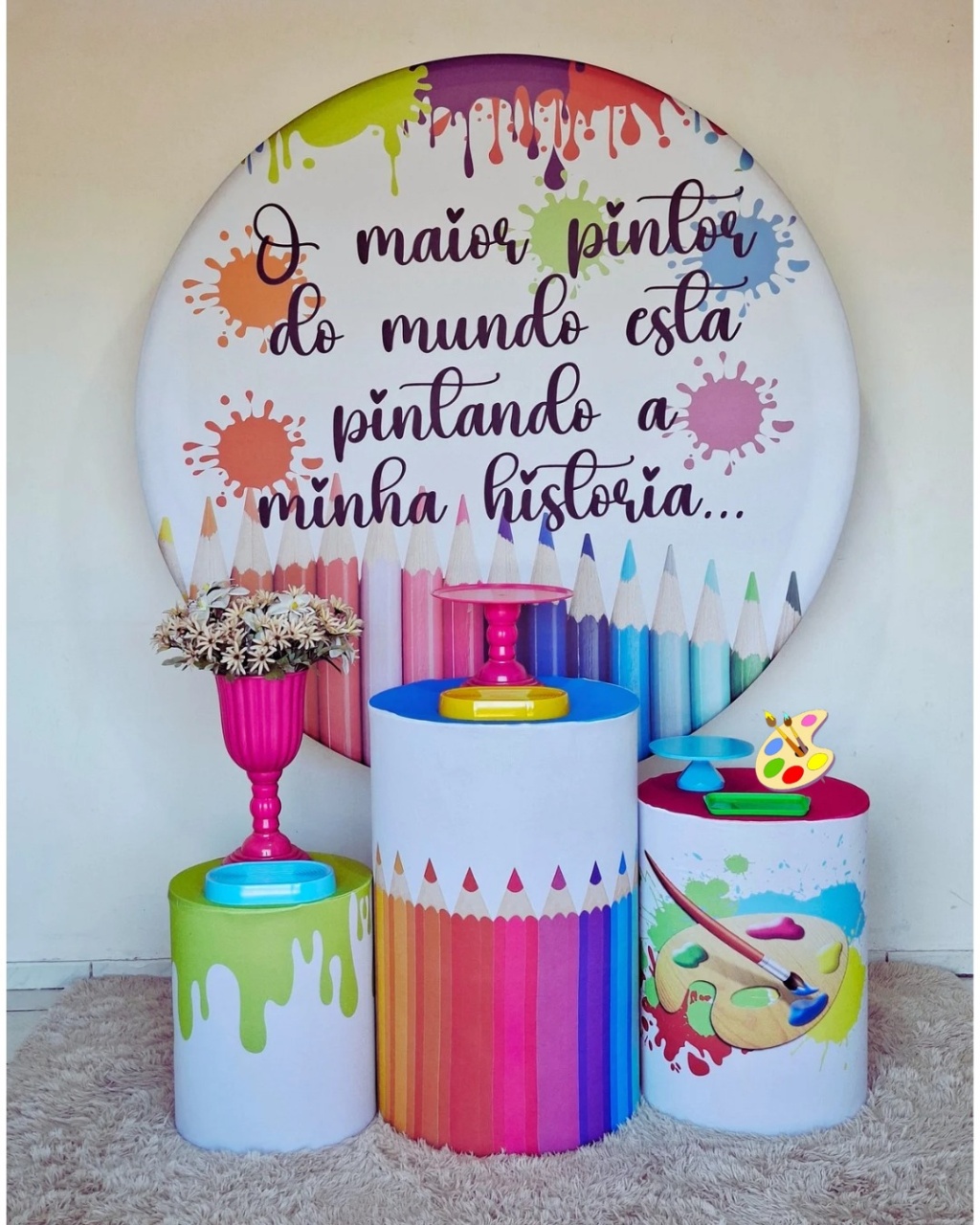 Kit O Maior Pintor Do Mundo - Kit Fest Decorações