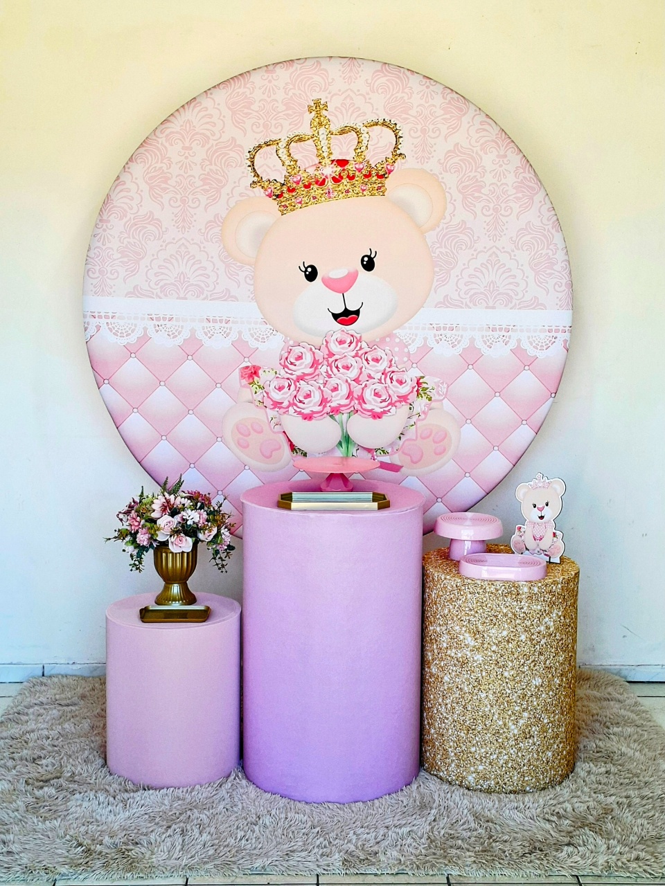 Kit Princesa Ursinha - Kit Fest Decorações