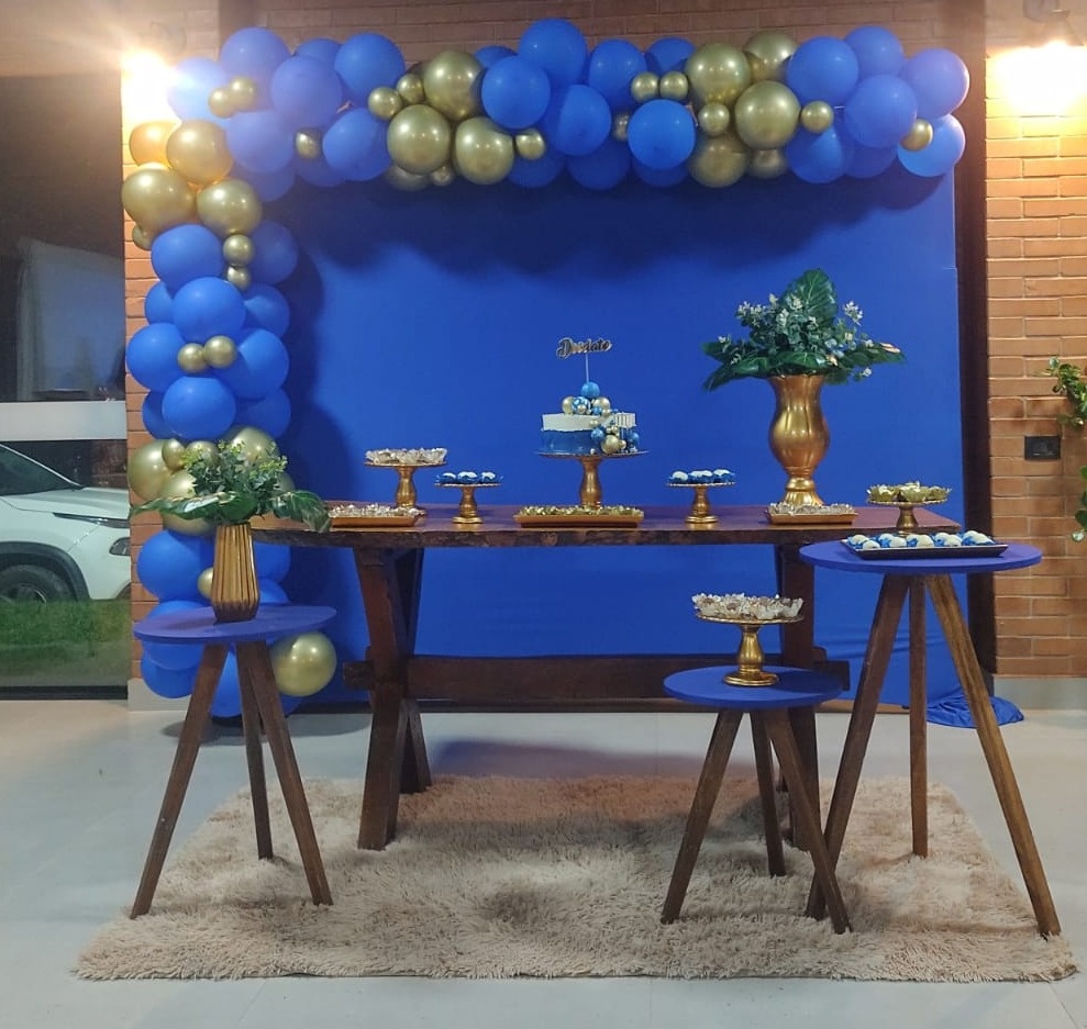 Kit Painel Com Capa + Arco de Balões  - Kit Fest Decorações