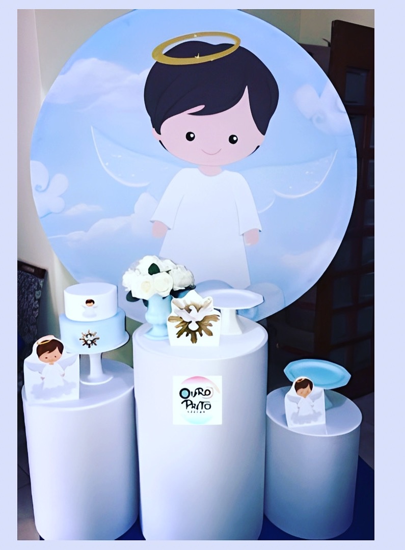 Kit Prata - Batizado - ouropretofestas