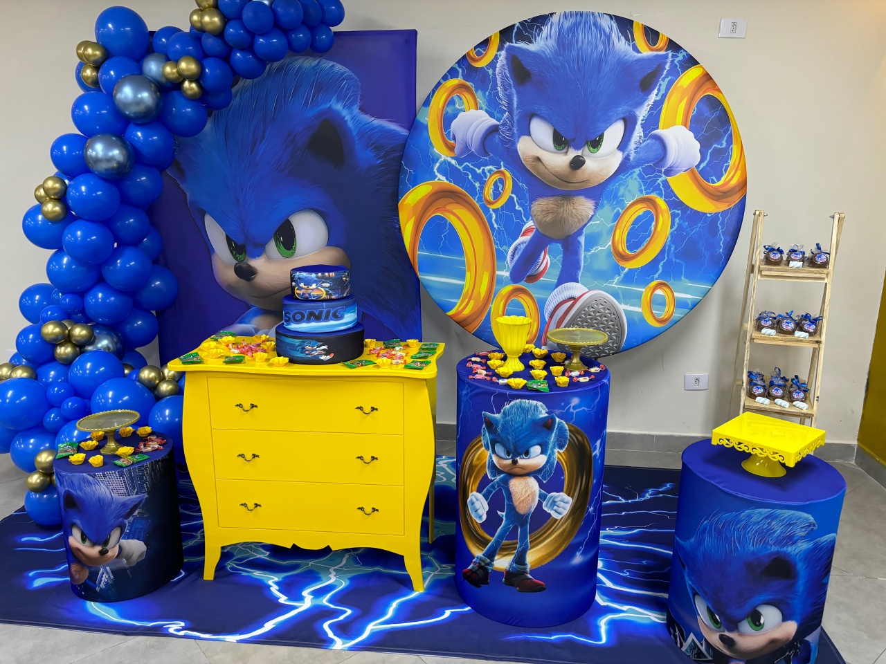 Decoração Sonic  - Preço Sob Consulta - ouropretofestas