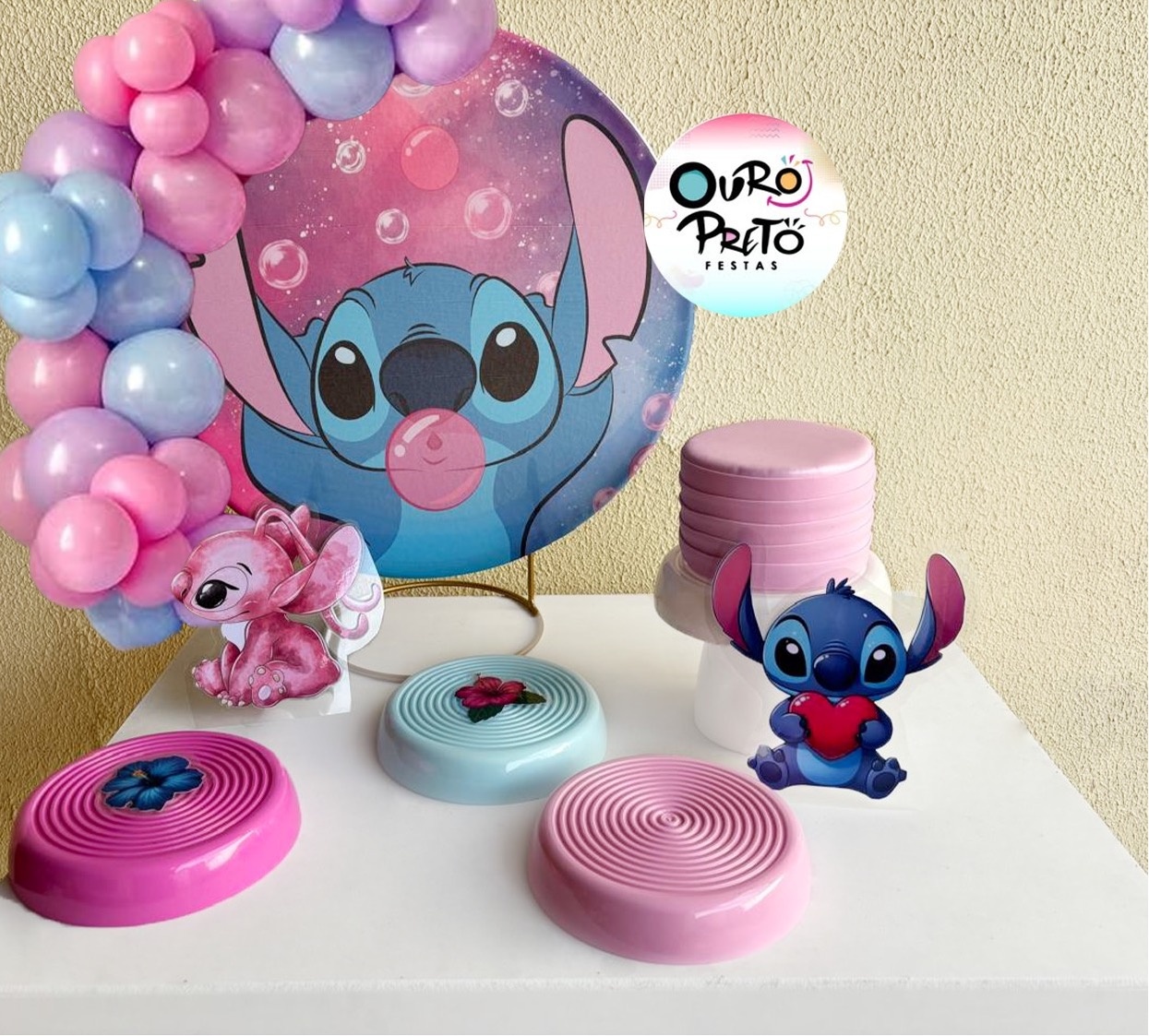 Decoração de Mesa Sticht - ouropretofestas