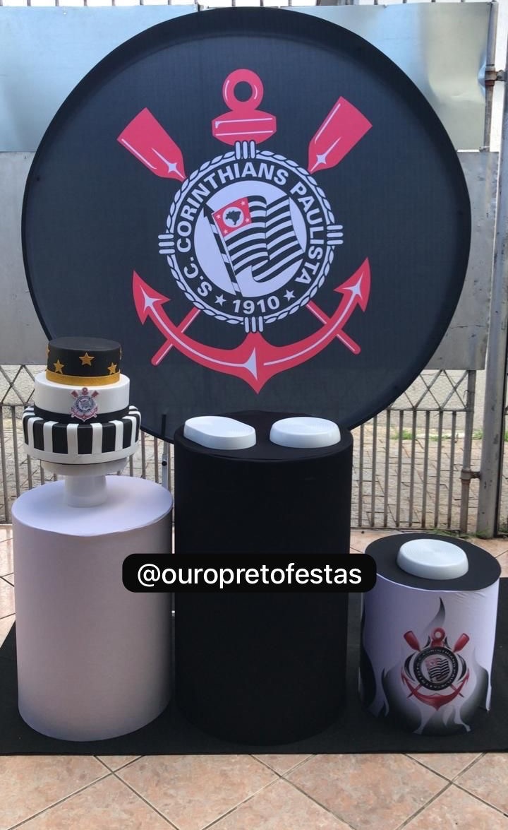 Kit Prata - Corinthians - ouropretofestas