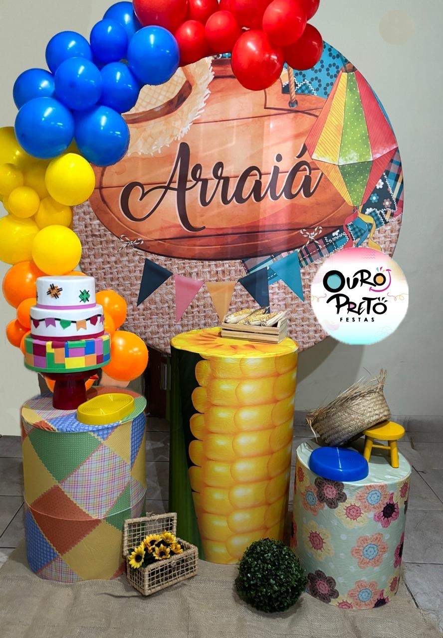 Kit Prata - Arraia - ouropretofestas