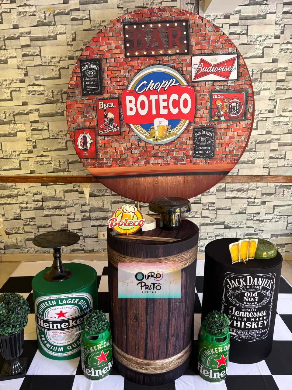 Kit Prata - Boteco - ouropretofestas