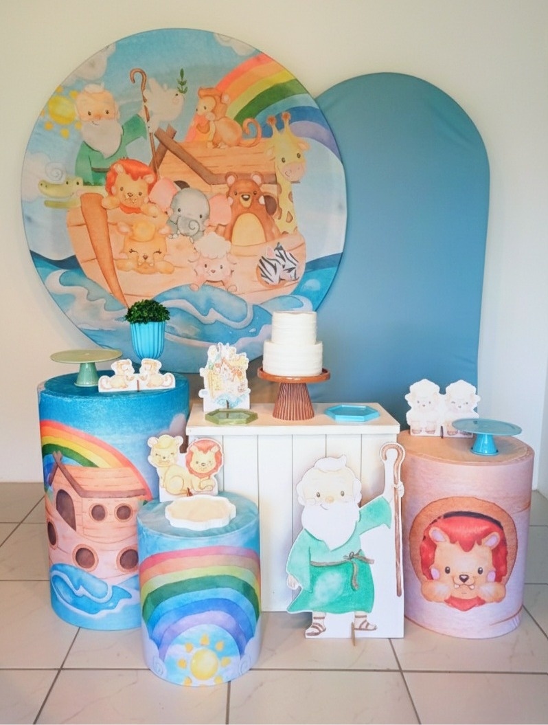 Arca de Noé - Kit Favorito  - Adoleta Pegue e monte e brinquedos 