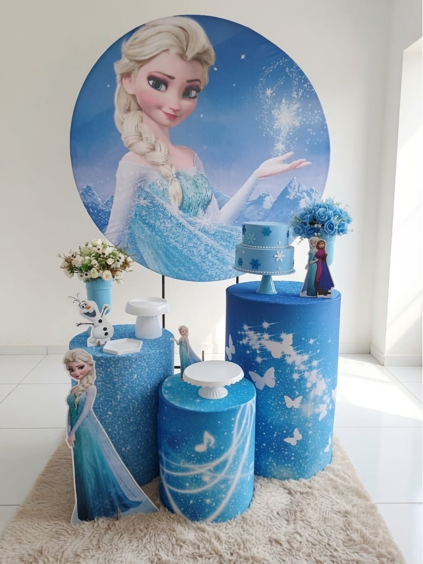 Frozen 047 - Adoleta Pegue e monte e brinquedos 