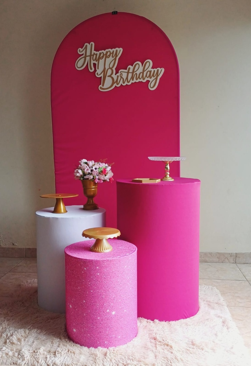 Happy Birthday Rosa - Kit Parabéns   - Adoleta Pegue e monte e brinquedos 