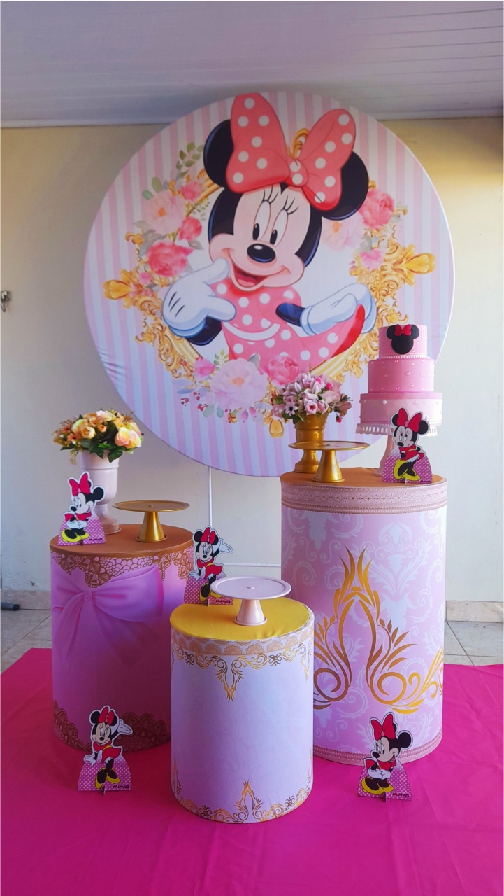 Minnie Rosa 018 - Adoleta Pegue e monte e brinquedos 