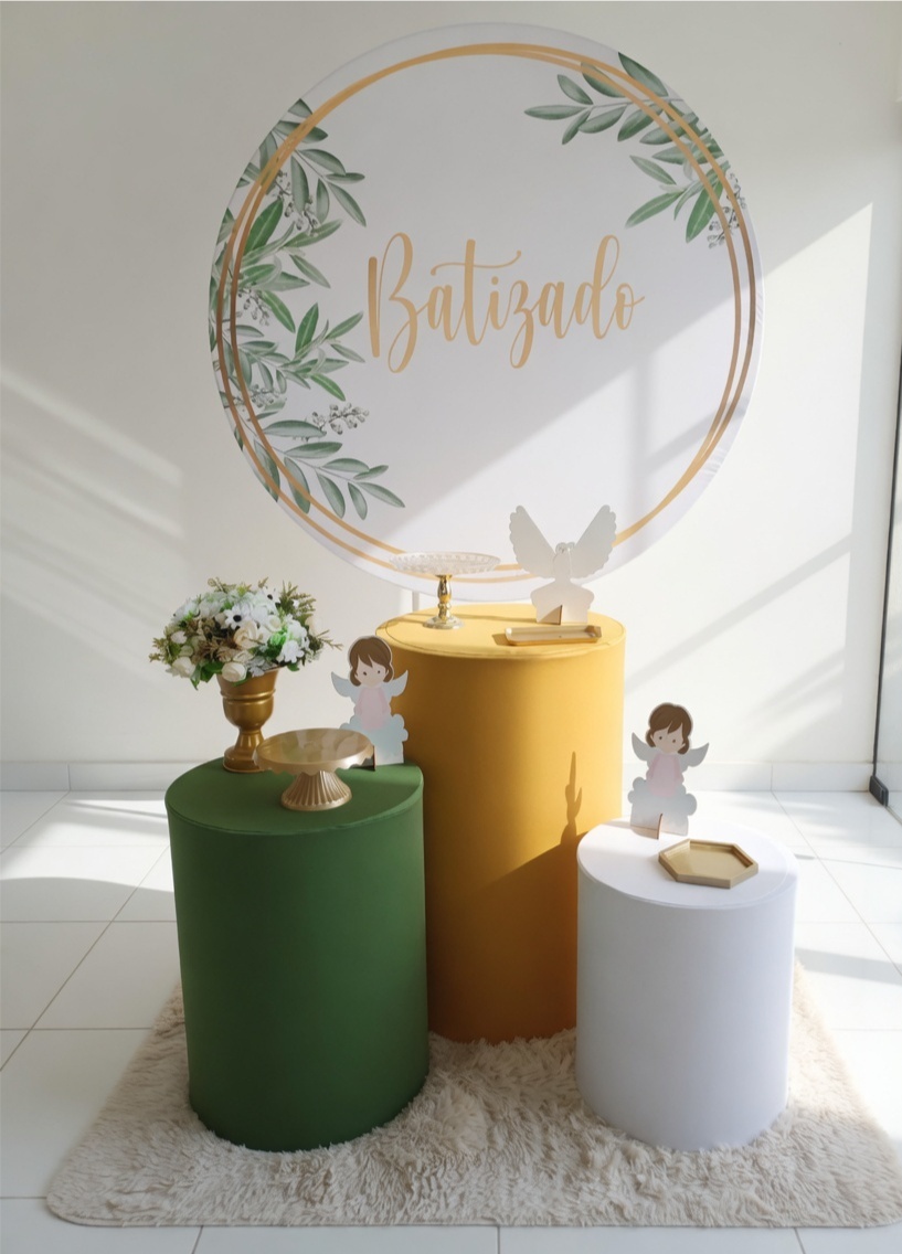 Batizado Menina - Adoleta Pegue e monte e brinquedos 