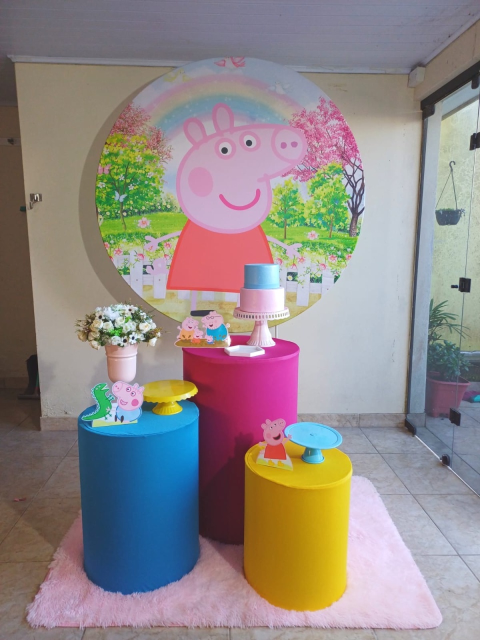 Peppa - Kit Parabéns - Adoleta Pegue e monte e brinquedos 