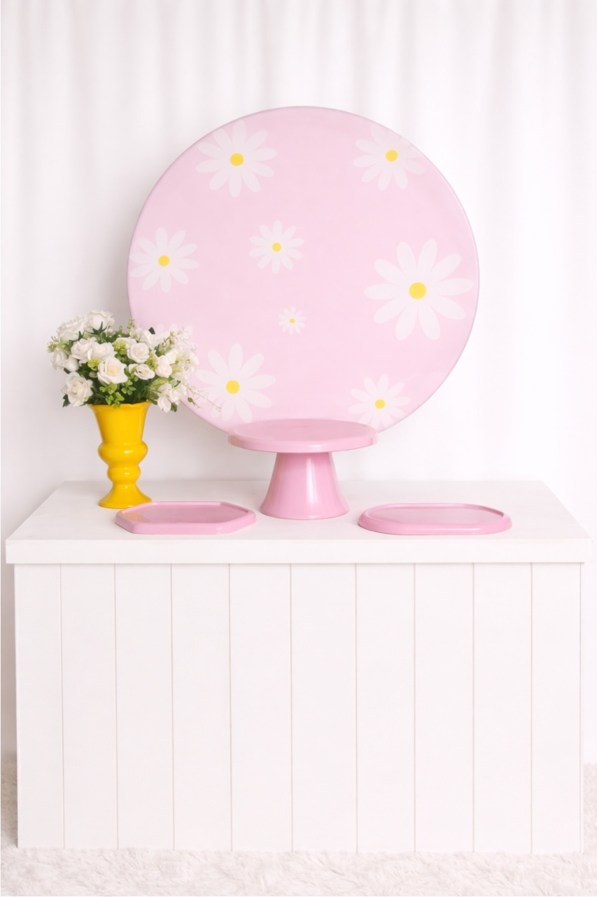 Floral Rosa – Kit Mesa - Wit Festa
