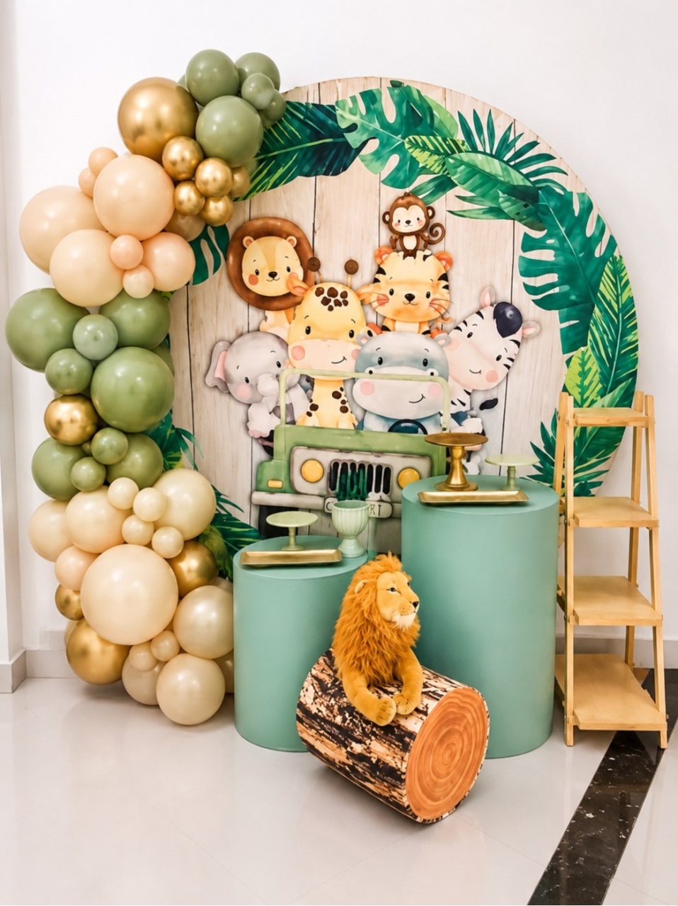 Safari Baby – Kit Luxo - Wit Festa