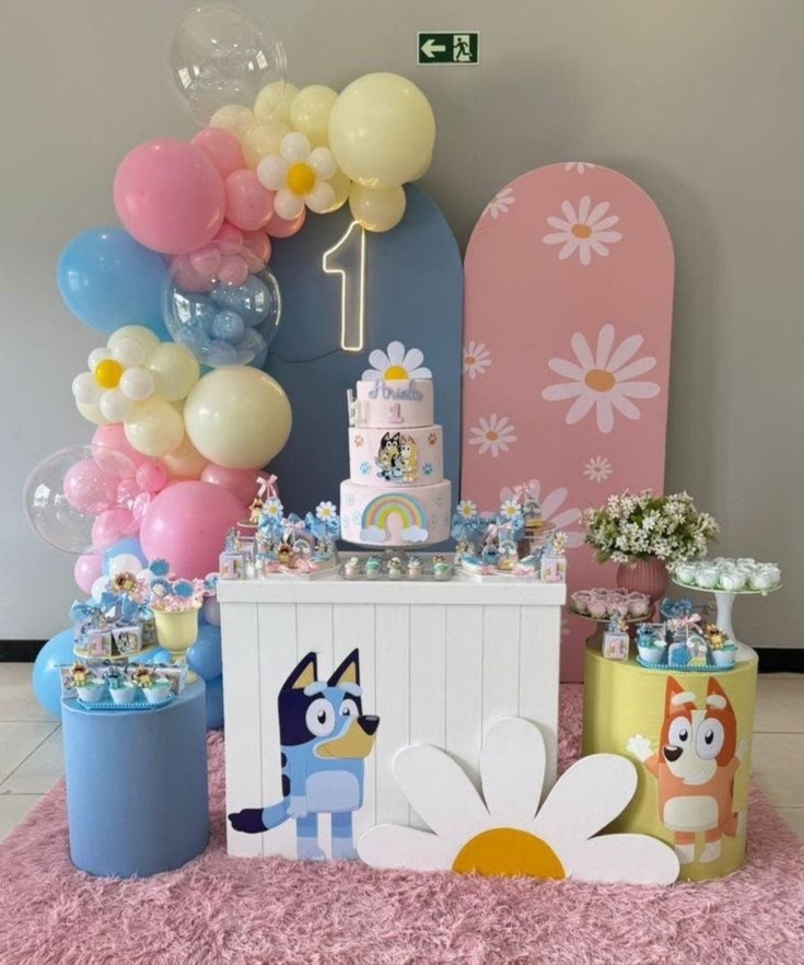 Bluey E Bingo Margarida – Decoração Montada - Wit Festa