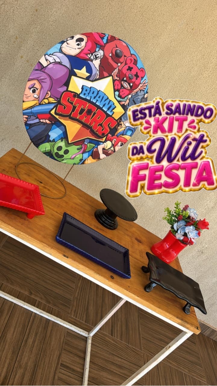 Brawl Stars – Kit Mesa - Wit Festa