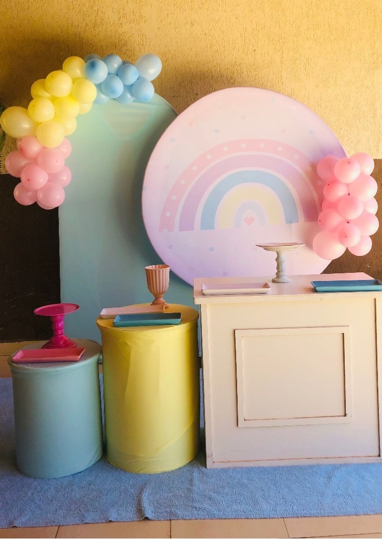 Arco-Íris – Kit Mesa - Wit Festa