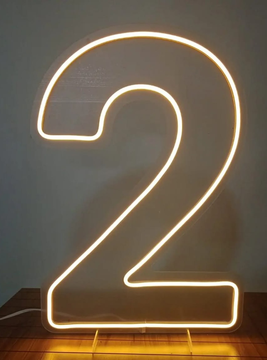 Número de Led 2 - Wit Festa