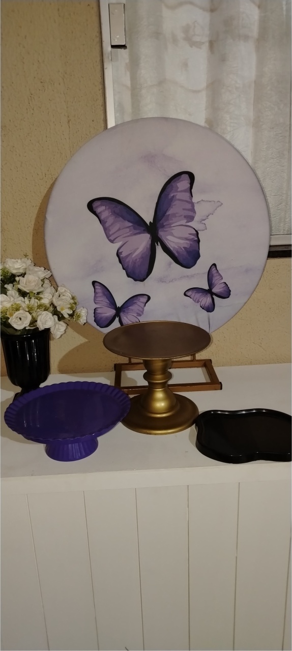 Borboleta Lilás – Kit Mesa - Wit Festa