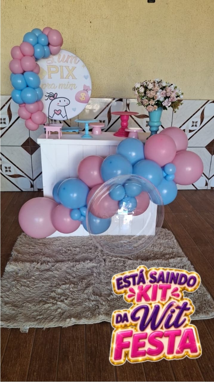 Chá Revelação – Kit Mesa - Wit Festa
