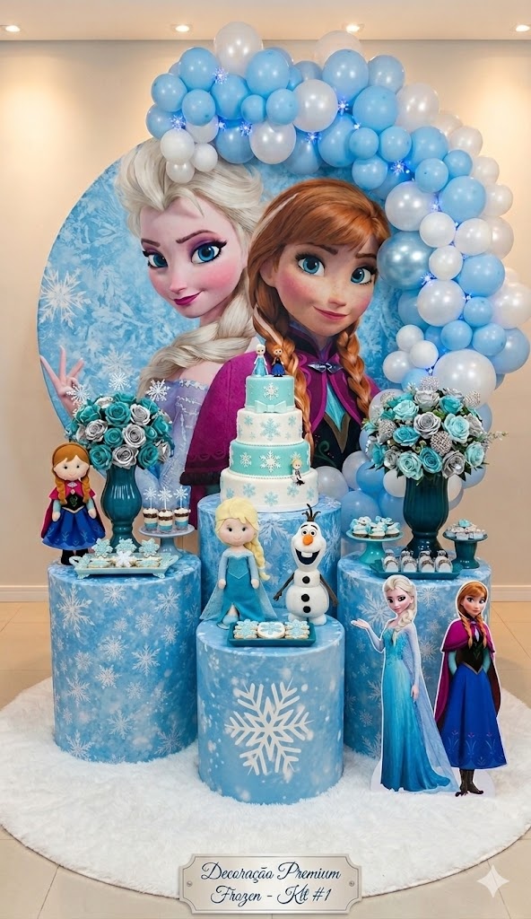 Frozen – Kit Luxo - Wit Festa