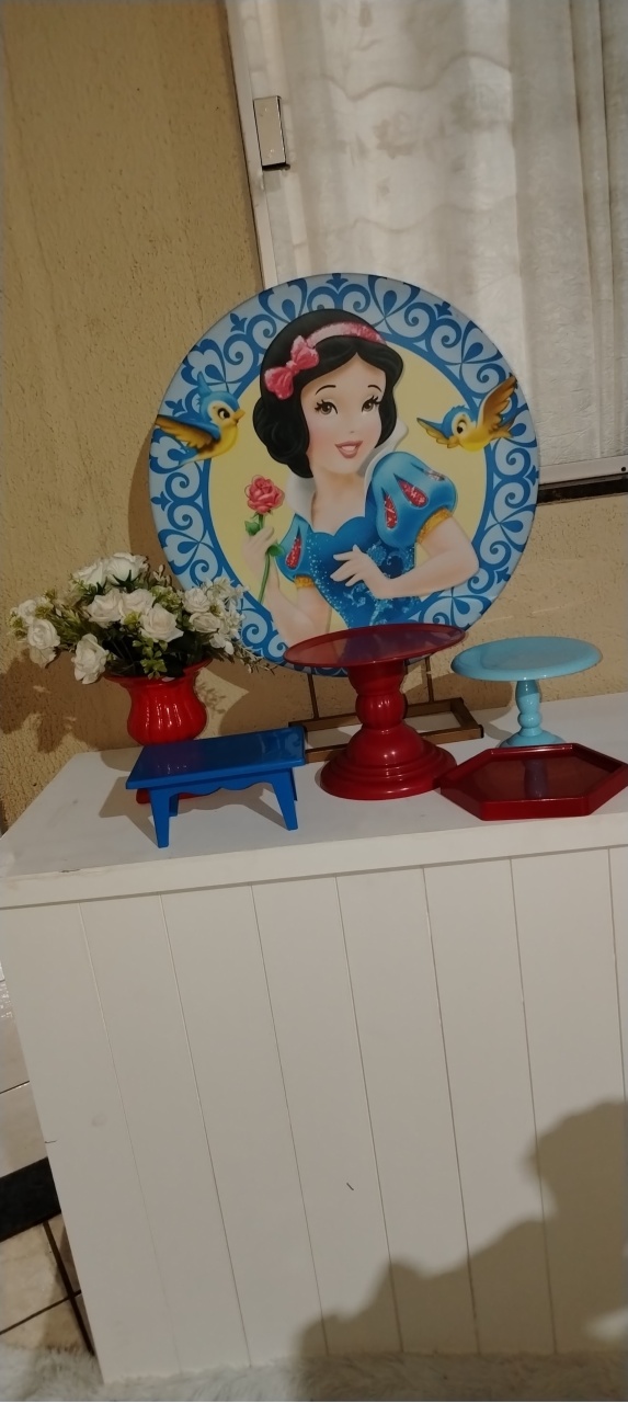 Branca de Neve – Kit Mesa - Wit Festa