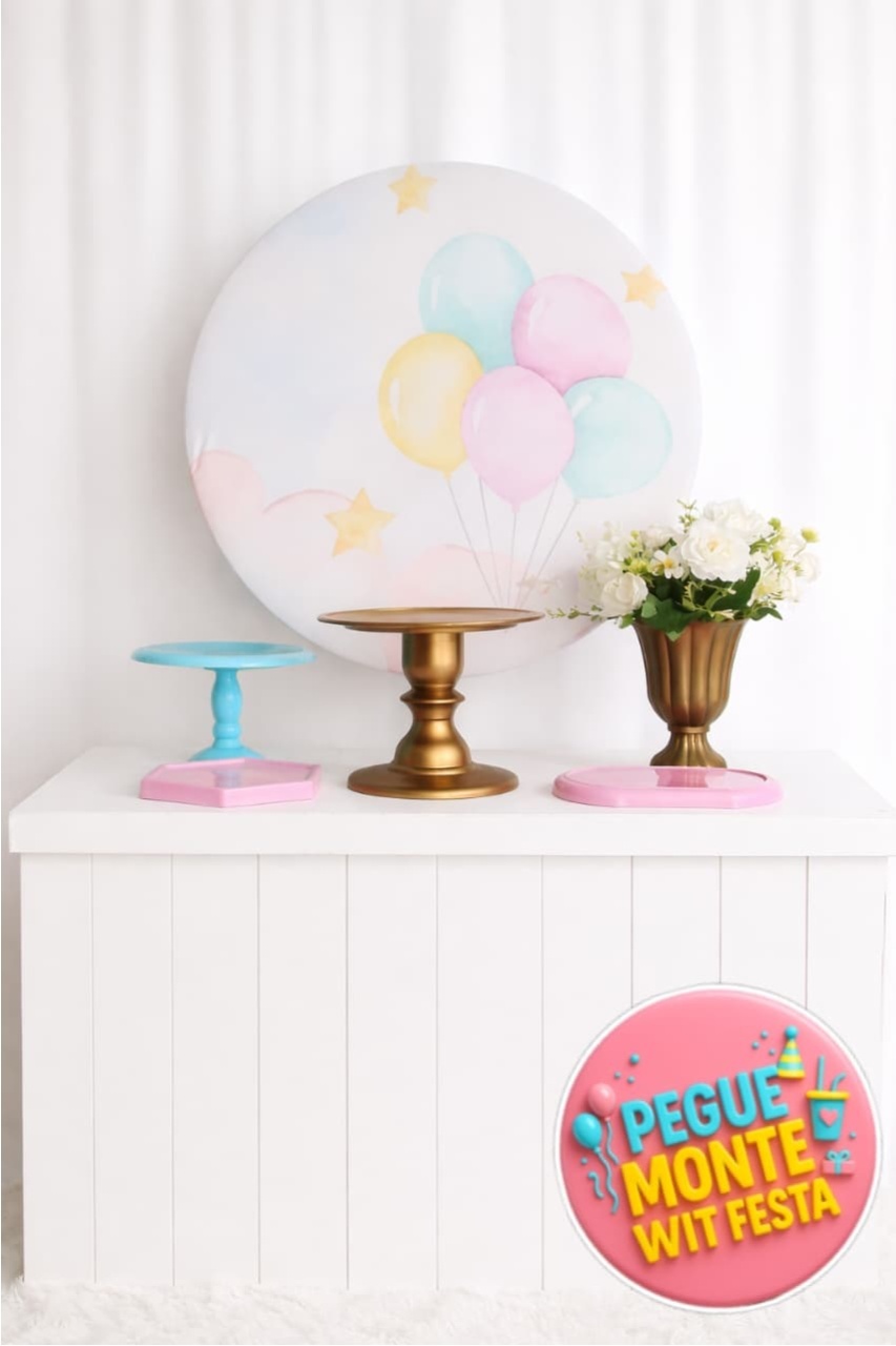 Balões Candy – Kit Mesa - Wit Festa