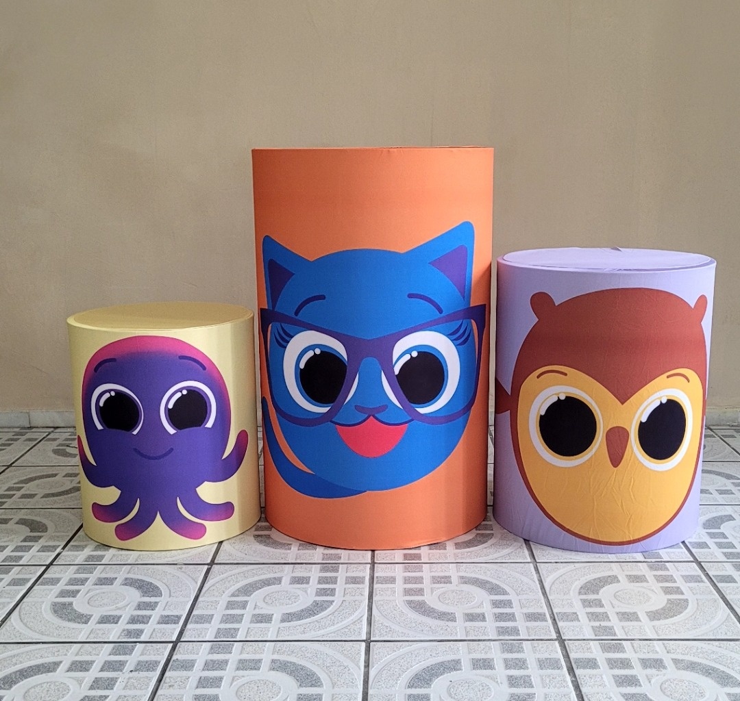 Trio Capa P/ Cilindro Bolofofos - IR Locação 