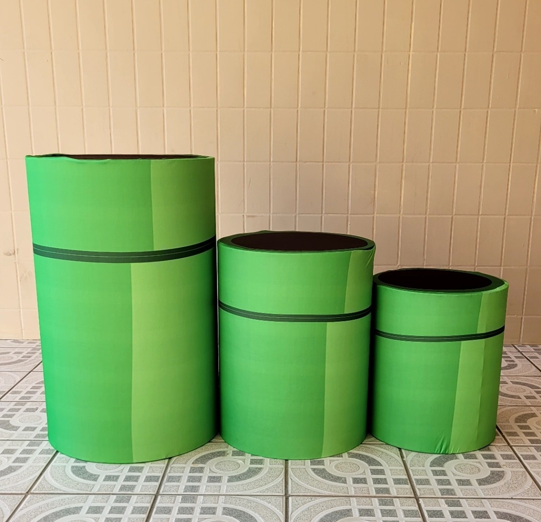 Trio Capa Para Cilindro Super Mario Bros - IR Locação 
