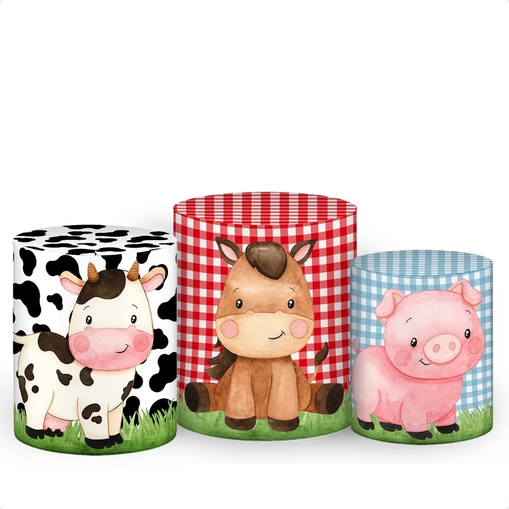 Trio Capas de Cilindros Fazendinha  - IR Locação 