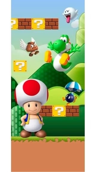 Painel Retangular Super Mario Bros - IR Locação 