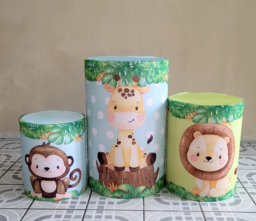 Trio de Capas Para Cilindro Safari - IR Locação 