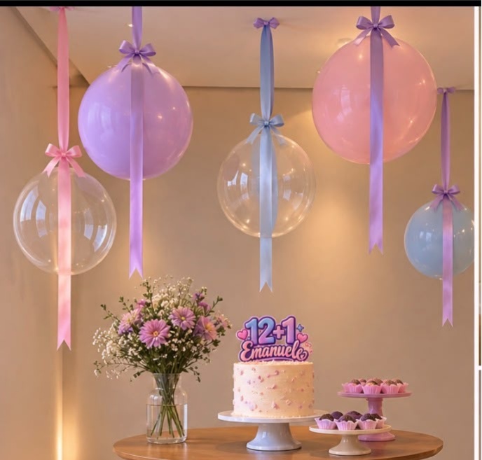 Kit 5 Balões Aéreos -  Jenaina Decoração e Locação 