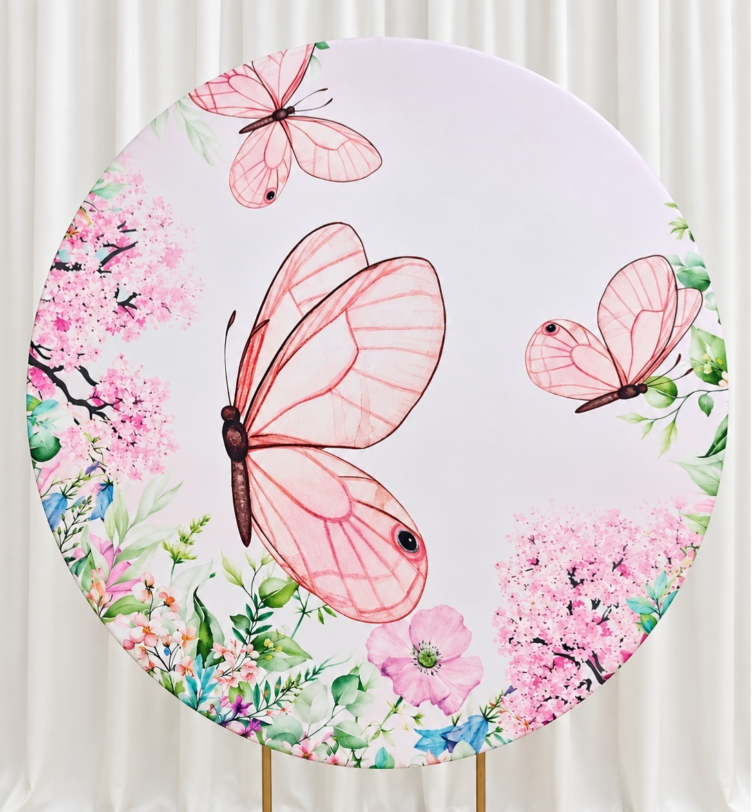 Painel Tecido Borboleta -  Jenaina Decoração e Locação 