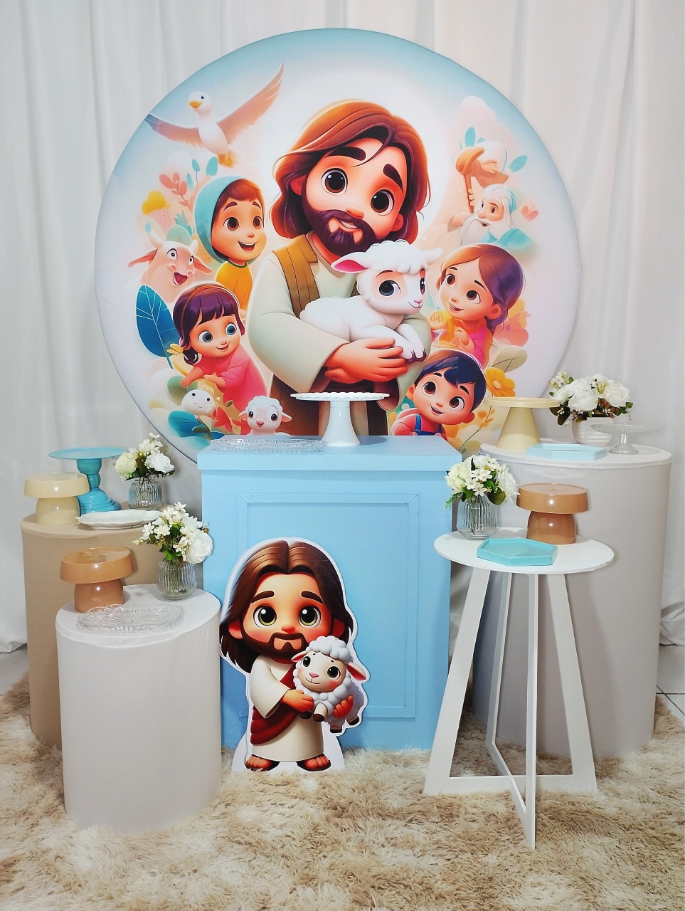 Kit Jesus E As Crianças   -  Jenaina Decoração e Locação 