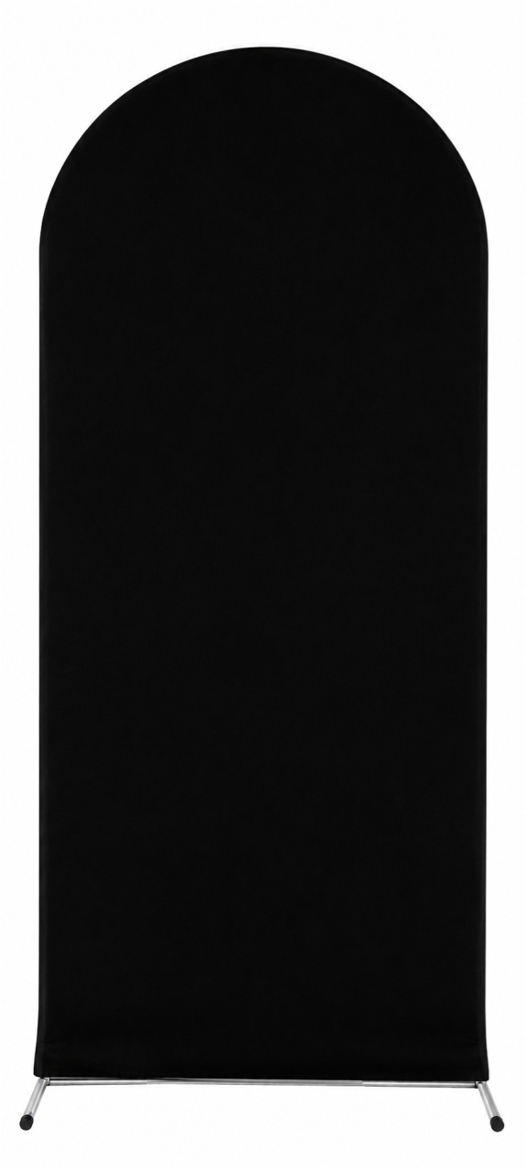 Painel Tecido Romano Preto -  Jenaina Decoração e Locação 