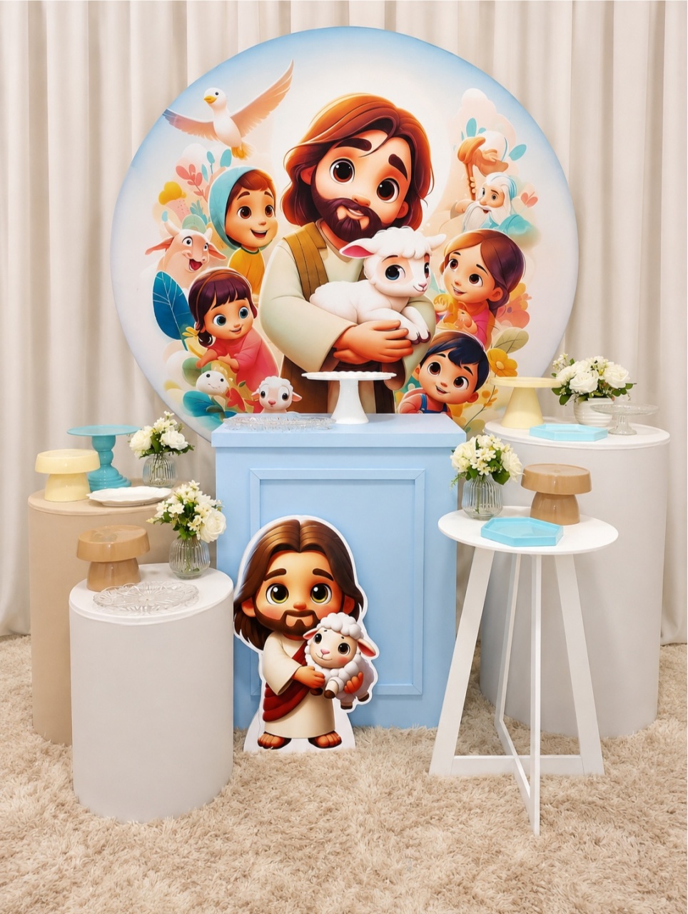 Kit Jesus E As Crianças -  Jenaina Decoração e Locação 