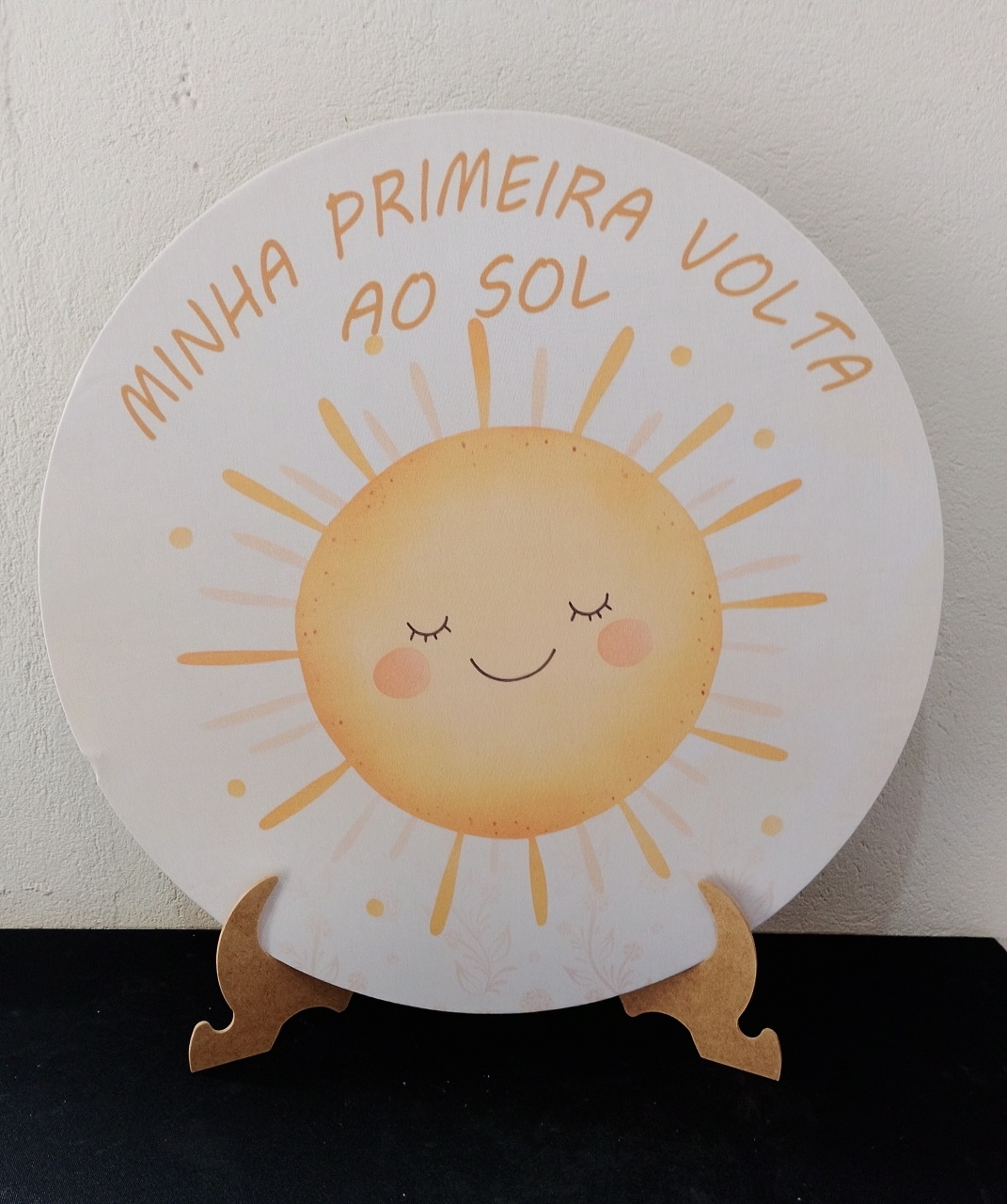 Mini Painel Minha Primeira Volta Ao Sol -  Jenaina Decoração e Locação 