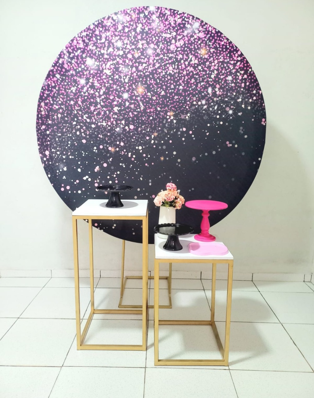 Rose Brilho -  Jenaina Decoração e Locação 