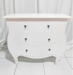 Mesa Cômoda Branca Com Puxador - imagem 2