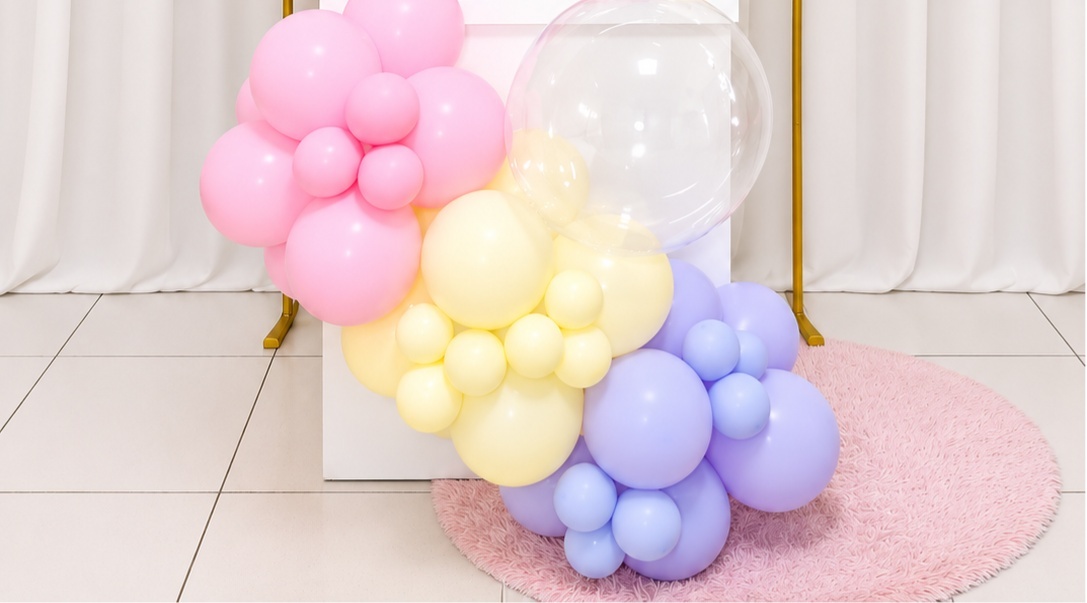 Balão Frente de Mesa Cores A Definir -  Jenaina Decoração e Locação 