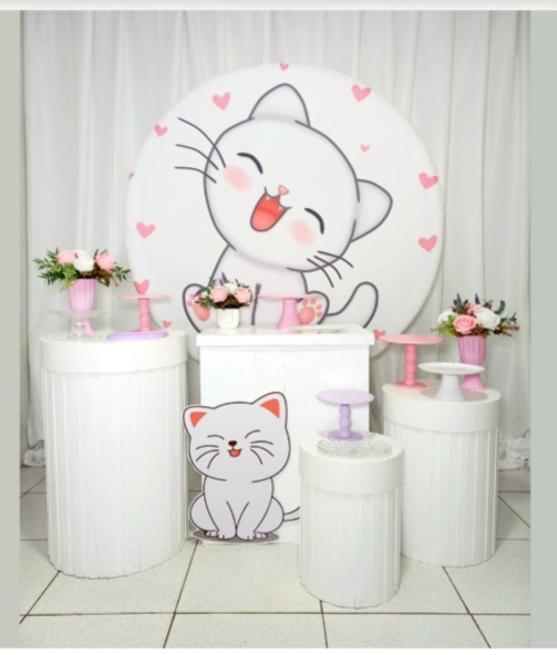 Gatos -  Jenaina Decoração e Locação 