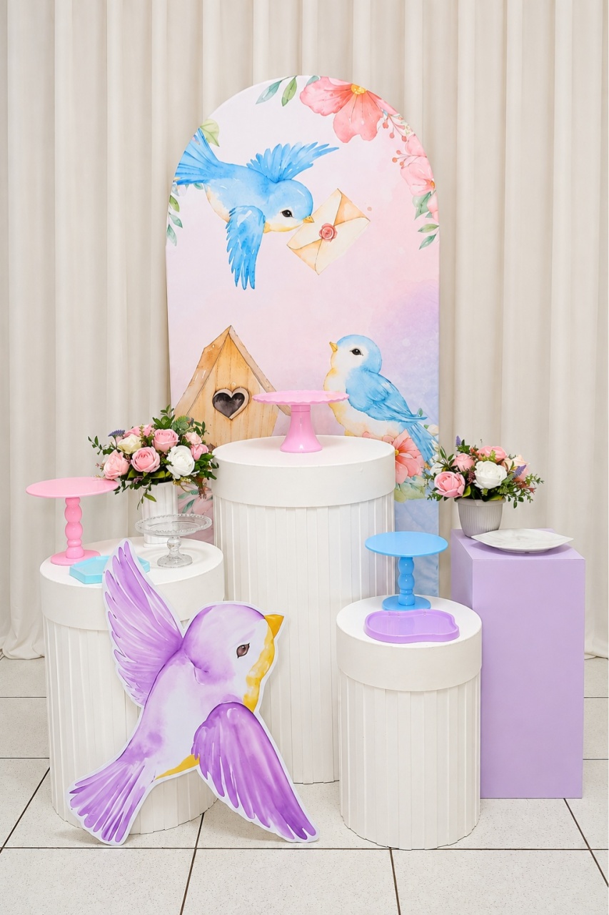 Jardim dos Pássaros  -  Jenaina Decoração e Locação 