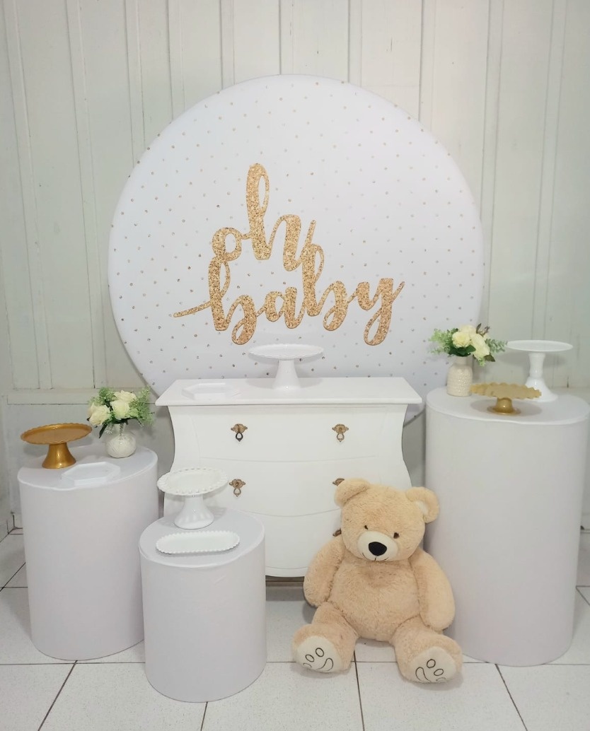 Chá Revelação Oh Baby Intermediário  -  Jenaina Decoração e Locação 