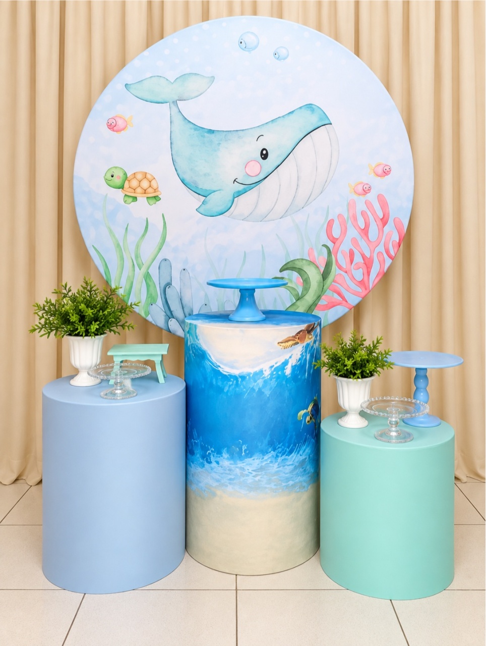 Fundo Do Mar -  Jenaina Decoração e Locação 
